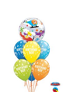 Circus-Boy-Birthday Balloon Bouquet