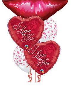 Lovey Lips Balloon Bouquet