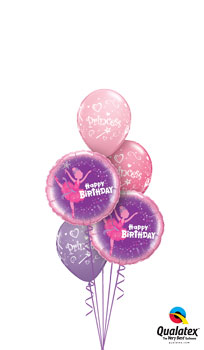 Princess Birthday Balloon Bouquet