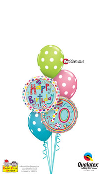 rachel ellen - 70th birthday Balloon Bouquet