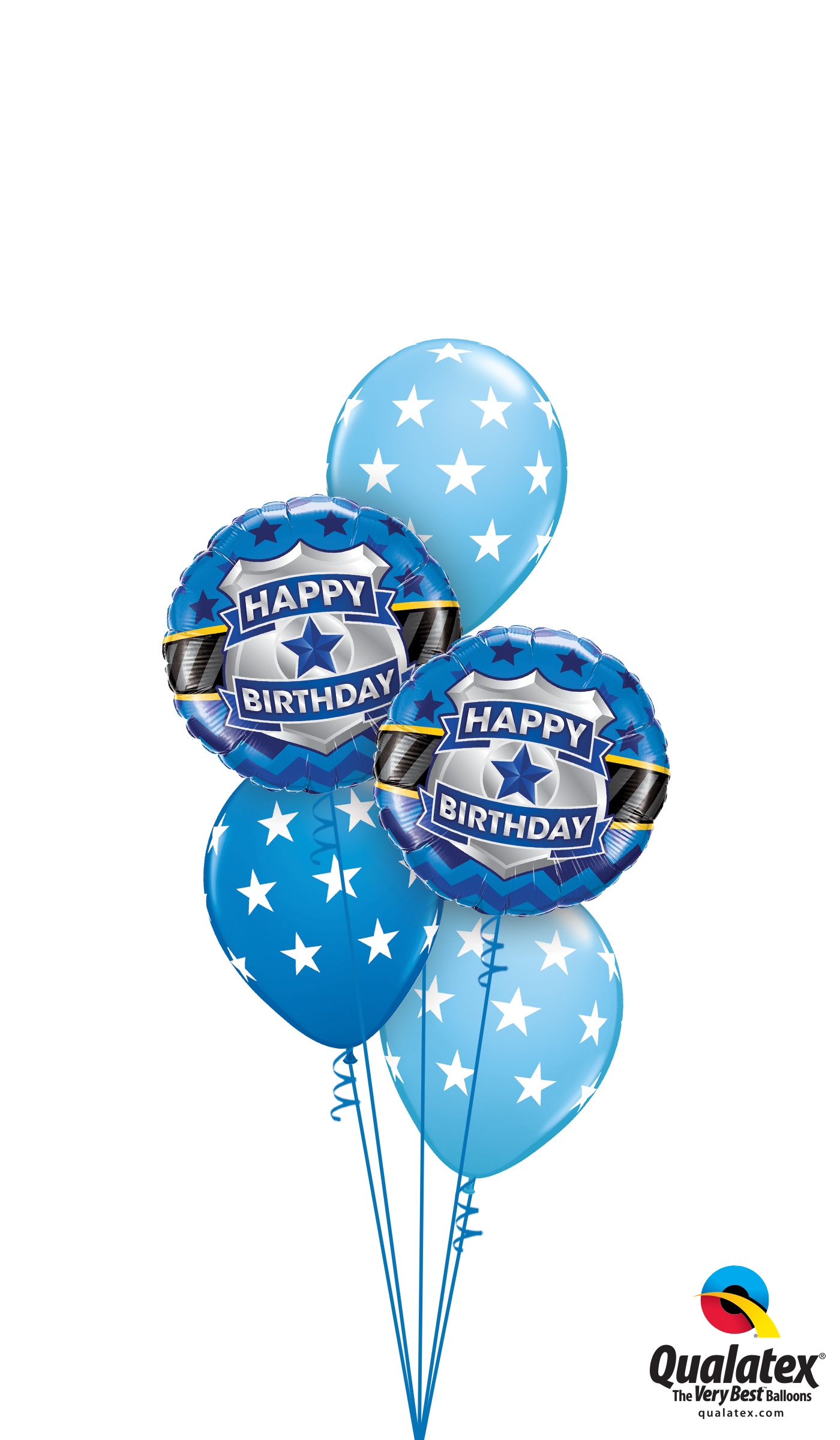 Birthday Badge In Blue Balloon Bouquet Balloon Bouquets Sydney Brookvale Balloons Brookvale Balloons